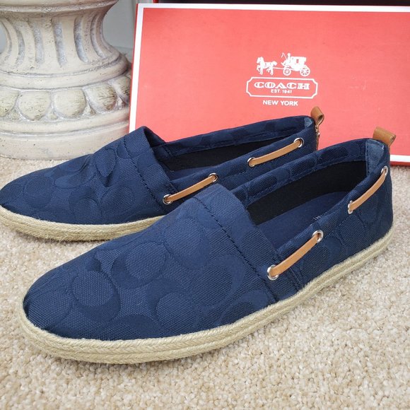 coach denim espadrilles